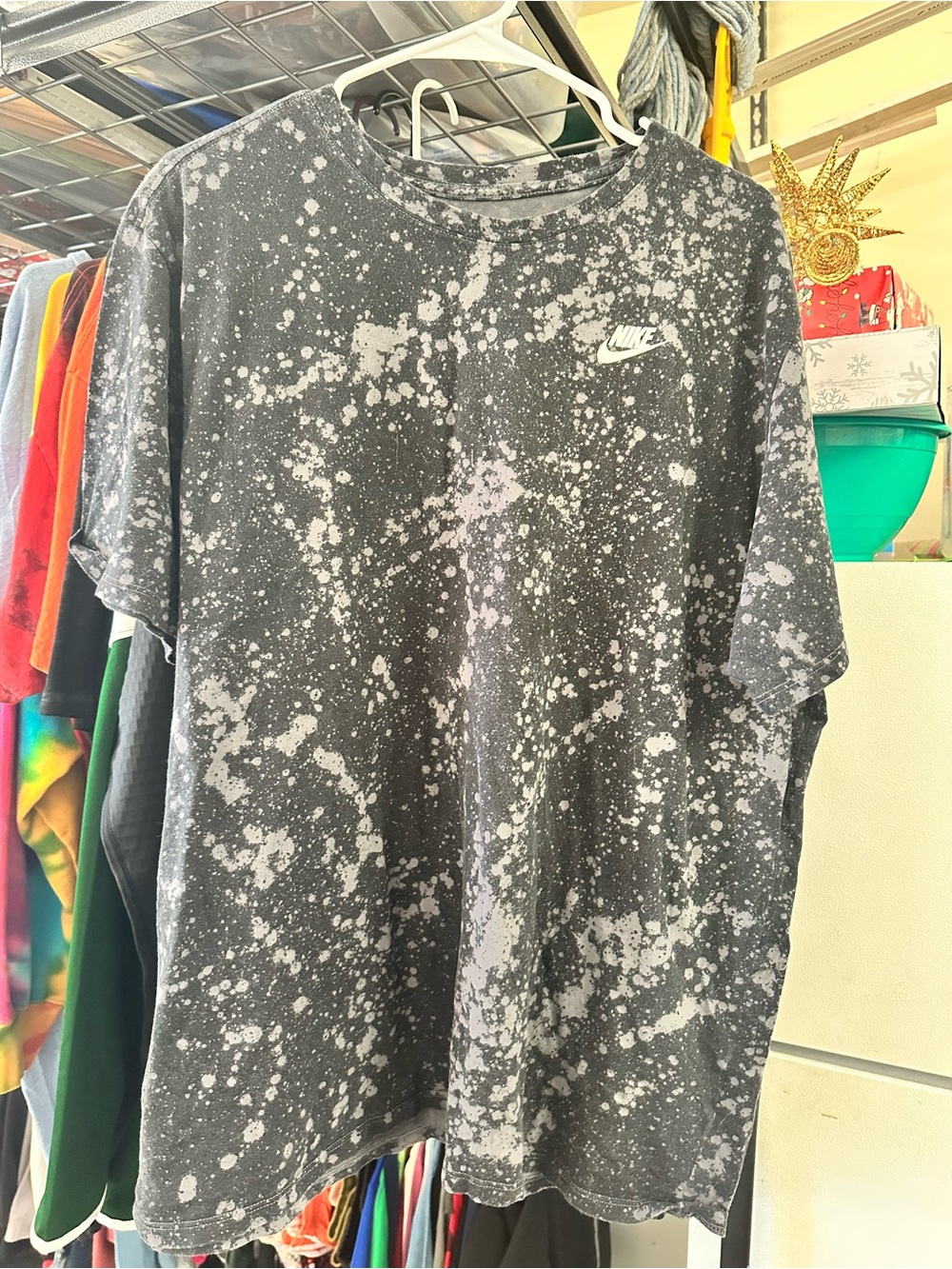 Nike The Nike Tee Bleach Splatter Graphic T-Shirt